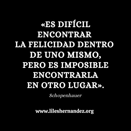 Schopenhauer la felicidad
